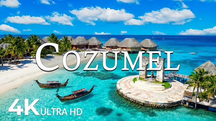 FLYING OVER COZUMEL (4K UHD) – Soothing Music Along With Beautiful Nature Video - 4K Video UHD #6