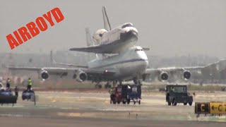 Space Shuttle Endeavour At LAX (Compilation)