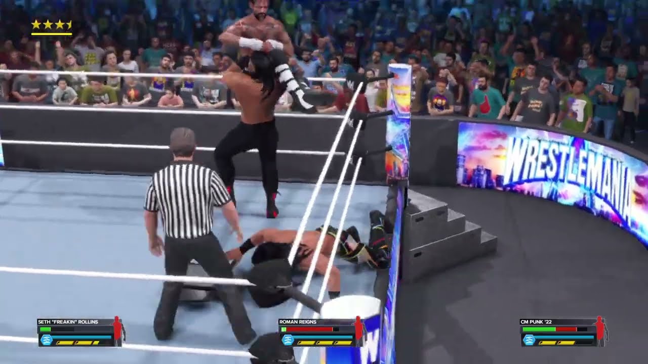 FULL MATCH: Roman Reigns vs. CM Punk vs. Seth Rollins | Triple Threat Match: WrestleMania 41