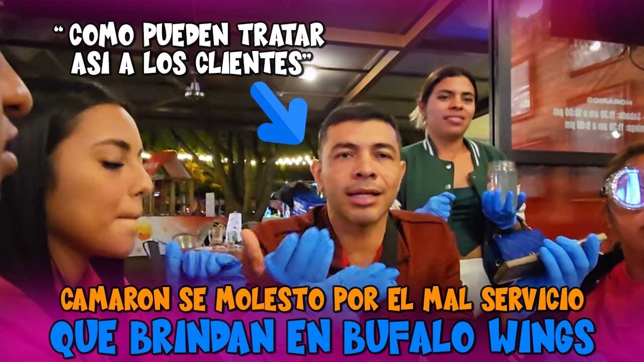 CAMARON SE MOLESTO POR EL MAL SERVICIO DE LOS MESEROS. Se llegó la hora de cumplir el reto🌶