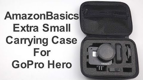 Unboxing AmazonBasics Extra Small Carrying Case For GoPro Hero 6 Black 5 Black 3+ & Other GoPros