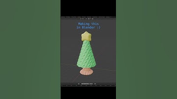 How to add Knitted Texture to a Christmas tree Blender 3D Model