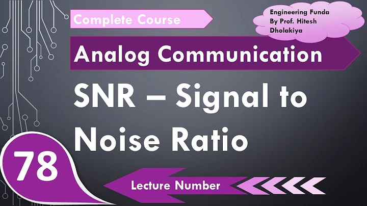 Signal to Noise Ratio SNR (Basics, Definition, Formula, Calculation & Units) Explained