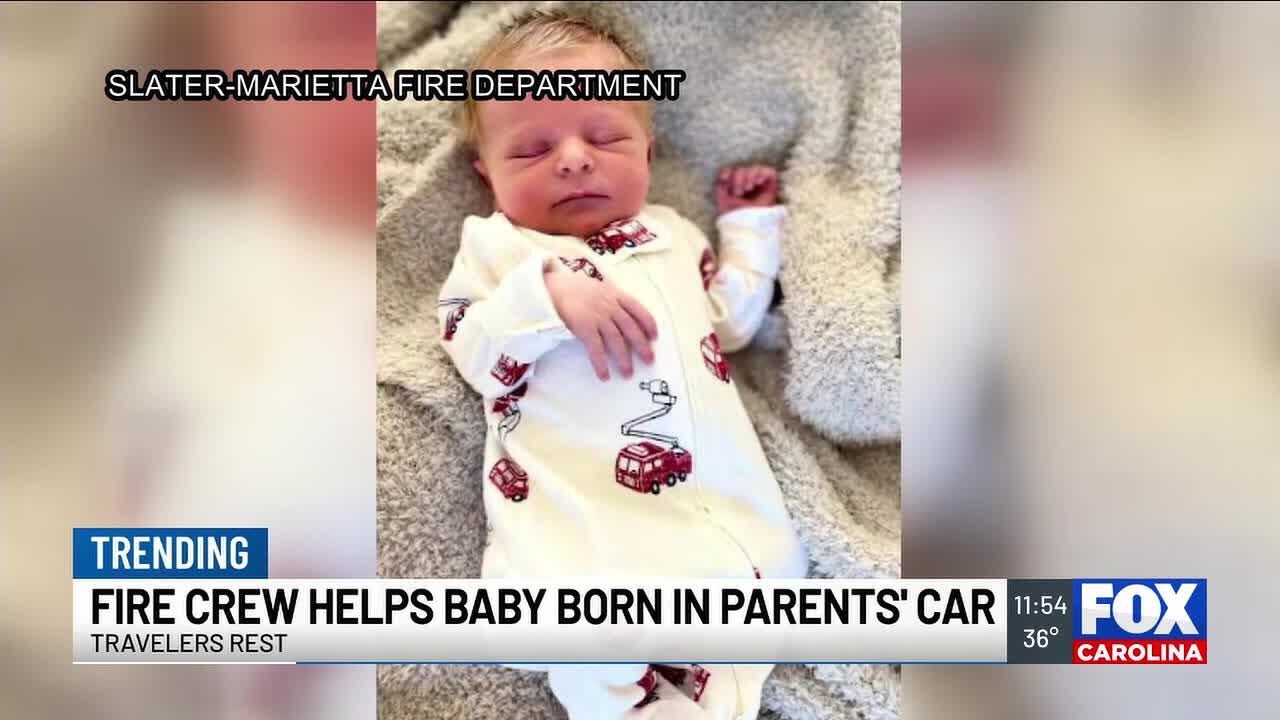 Baby born in parents’ car in Travelers Rest, officials share
