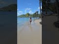 Walking away from stress… straight into vacation mode. 🏖️✨Back view, beach mood, zero worries. 🌴
