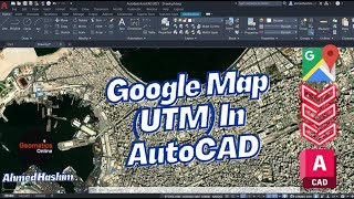الطريقة المثالية لاستيراد خرائط Google Map داخل برنامج AutoCAD screenshot 1