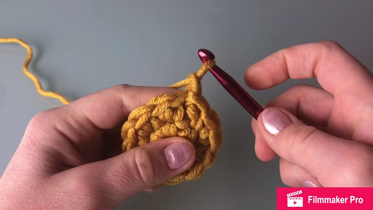 Rond plat en fermant chaque rang