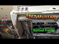 I Replaced the Rotten Rear Frame Rails on My 1967 Mustang (Full Repair)