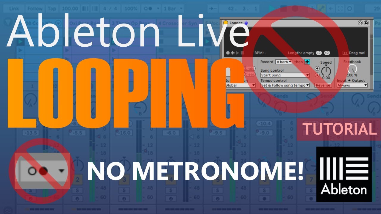 The BEST Way to Loop in Ableton Live (No Metronome!) - YouTube