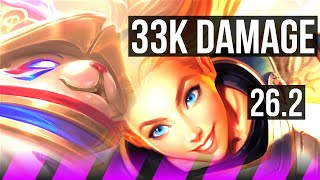 BARD &amp; Kai'Sa vs LUX &amp; Smolder (SUP) | Good KDA: 10/1/25, 33K damage | EUW Master | 26.2