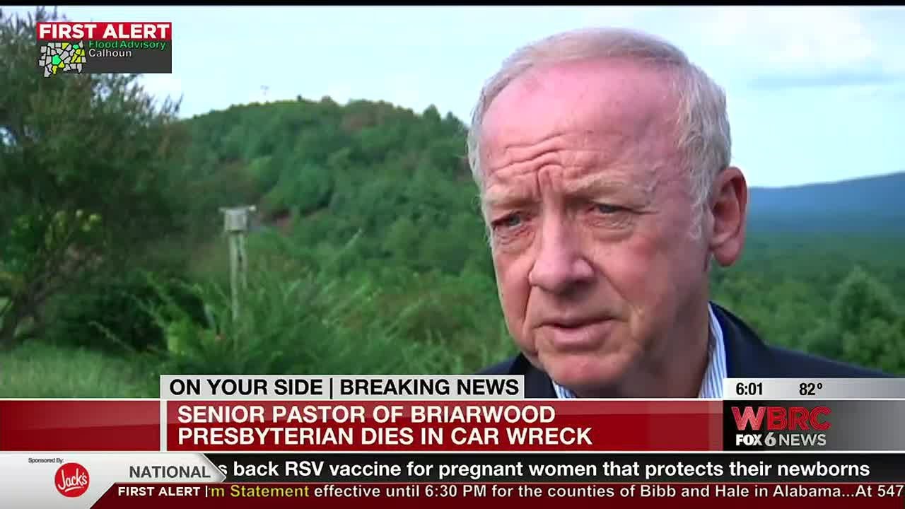 Senior Pastor of Briarwood Presbyterian Church dies in car wreck