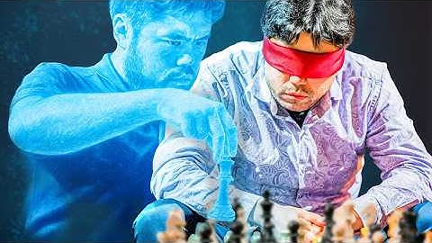 Hikaru BEATS 2000 ELO Club Player BLINDFOLDED