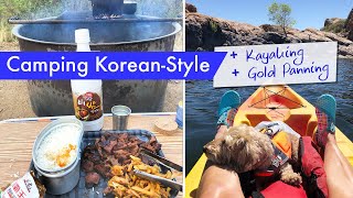 Camping Koreanstyle / dodging wildfires / kayaking / gold panning