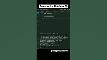 Programming Timelapse 👨🏻‍💻 #shorts #programming #technology