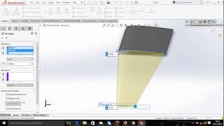 How To Creat Aeroplane Tappered Wing With SolidWorks 2016
