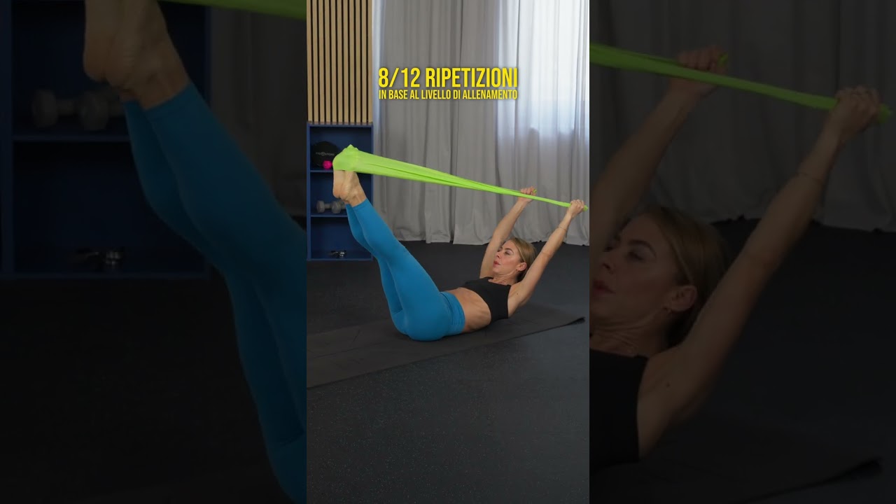 Circuito total body con elastico a fascia