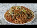 LO MEIN VEGETARIANO ( ESPAGUETTY CHINO) MUY FACIL Y DELICIOSO!!!