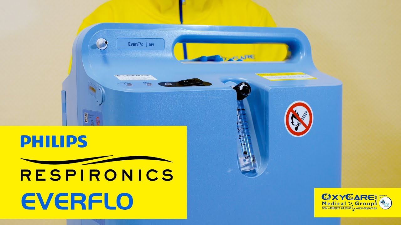 EverFlo Sauerstoffkonzentrator OxyCare Medical Group Geräteeinweisung
