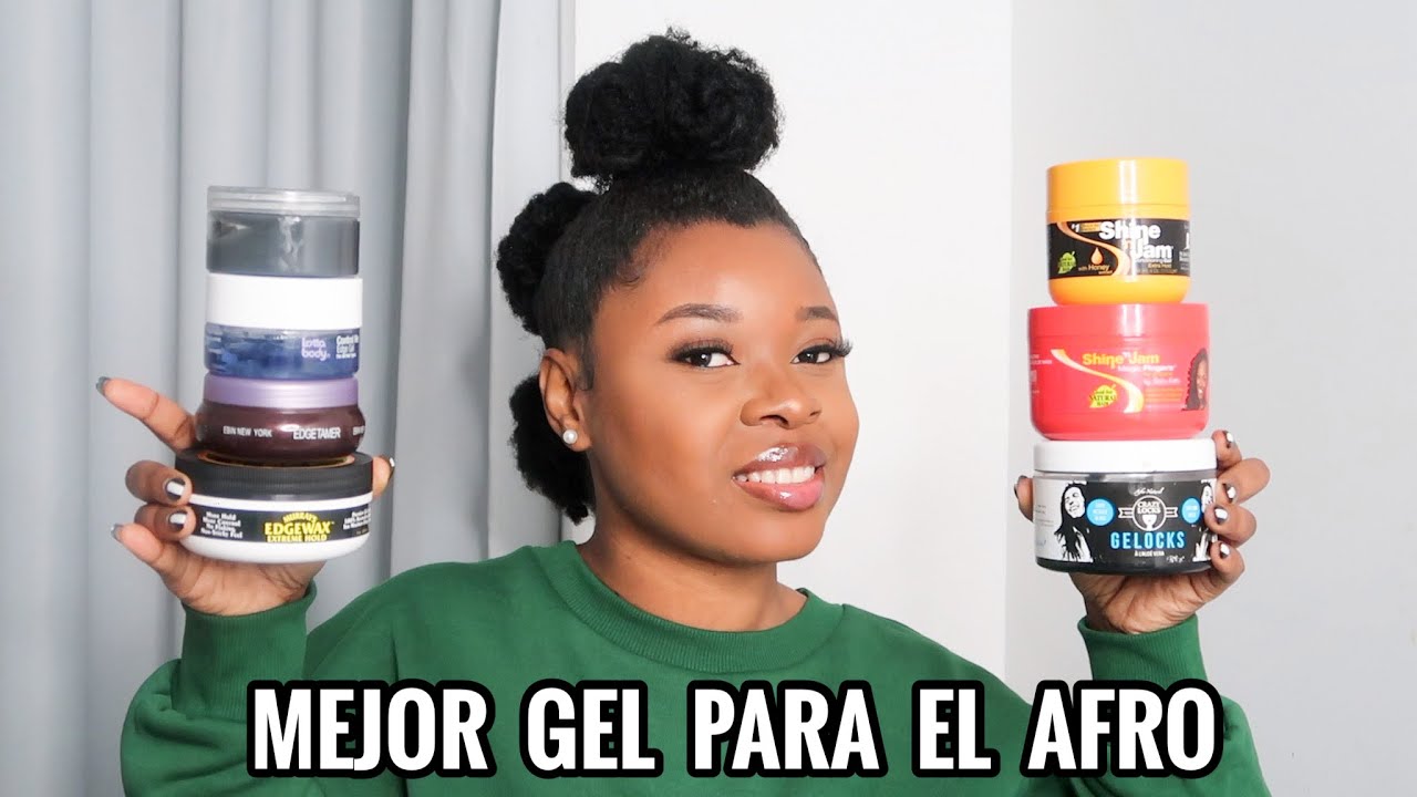 MEJORES GELES para el cabello AFRO || Mis geles favoritos para definir