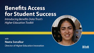 Introducing BDT's Higher Education Toolkit for Leveraging Data to Find Eligible Students