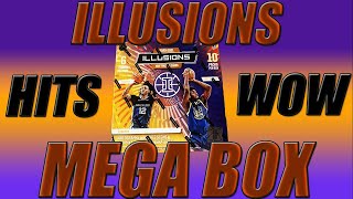 2020-2021 PANINI NBA ILLUSIONS BASKETBALL MEGA BOX RIP! - PULLED AUTO! - WOW!