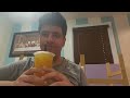 Enjoying my mango Boba drink from the hibachi express restaurant 