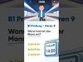 Deutsch B1 Hören | Wann kommt der Mann an? (Achtung: Verspätung!)