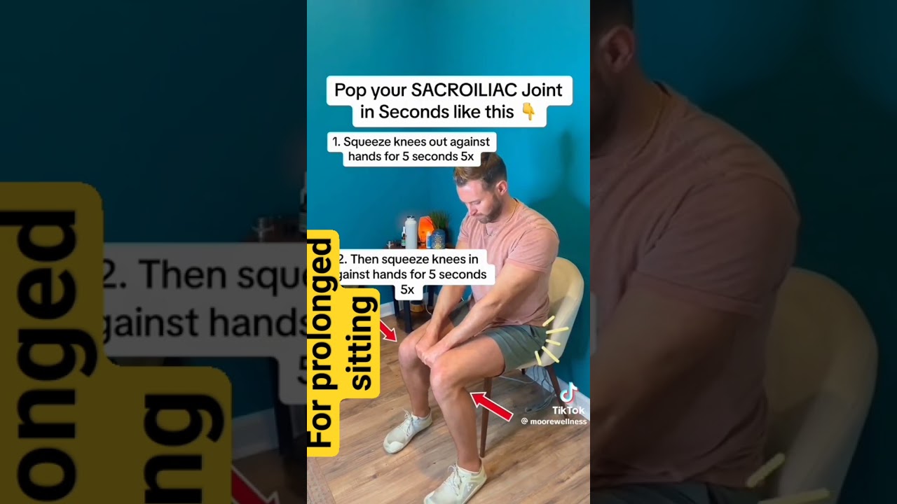 quick sacroiliac joint stress relief# physiotherapy