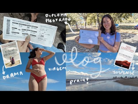 viagem pro RS, praia, ressaca literária e o livro que me tirou dela | daily vlog #4