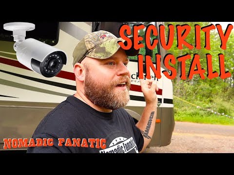 Installing 8 Camera Mobile Security System on RV