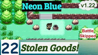 Pokemon Neon Blue Part 22 PokeFan Found Stolen Goods | GBA Rom Hack