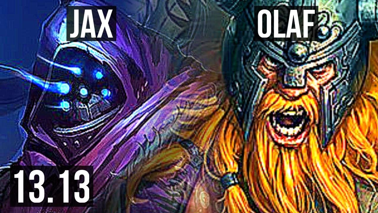 JAX vs OLAF (TOP) | 6/1/4, Dominating, Rank 15 Jax | EUW Challenger | 13.13