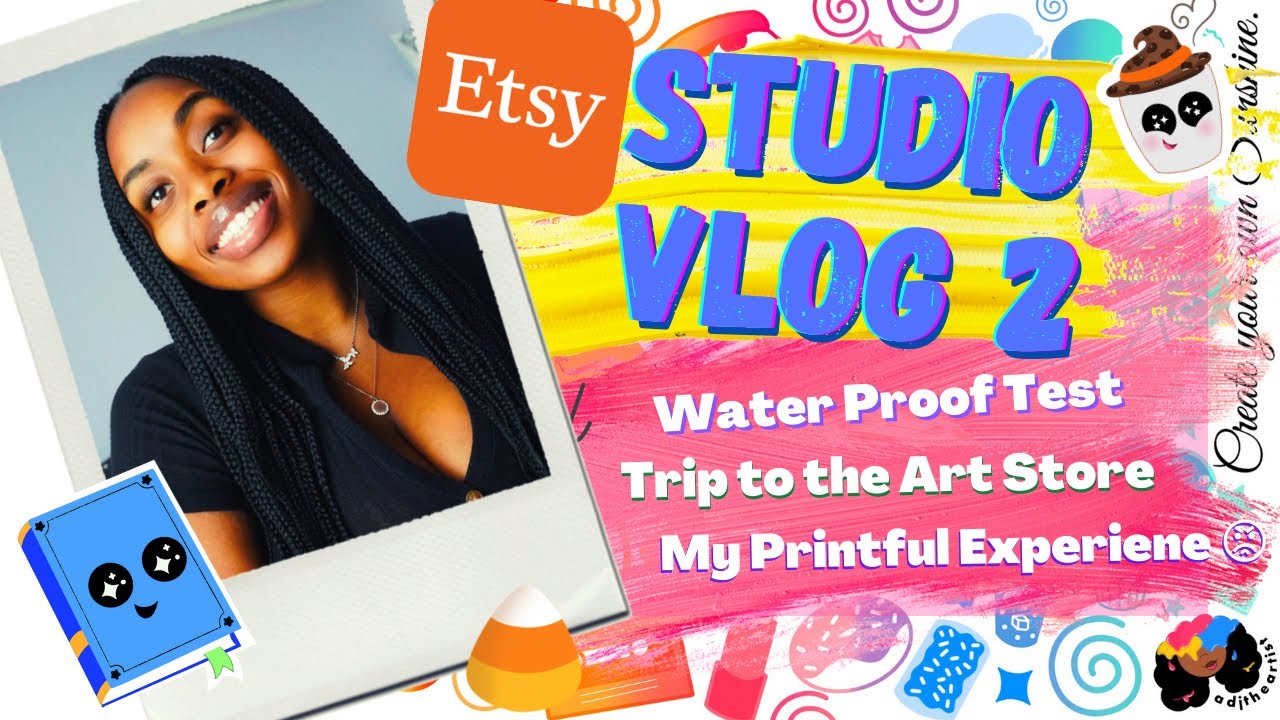 STUDIO VLOG 2 Sticker Durability Test Sticker mule vs Sticker App & My