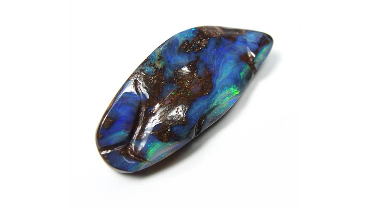 Australian, Natural Boulder Opal from Queensland DL2126 YouTube