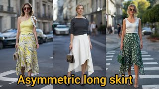 chic 67: asymmetrical skirt long #beautiful #stylish #outfits #asymmetrical #skirt long