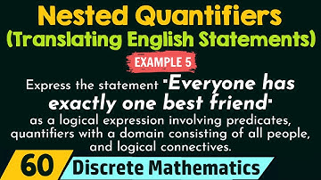 Nested Quantifiers (Translating English Statements) - Example 5