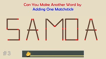 Can you make another word from the existing one? | Matchstick Word Puzzles #   | Brain Teaser