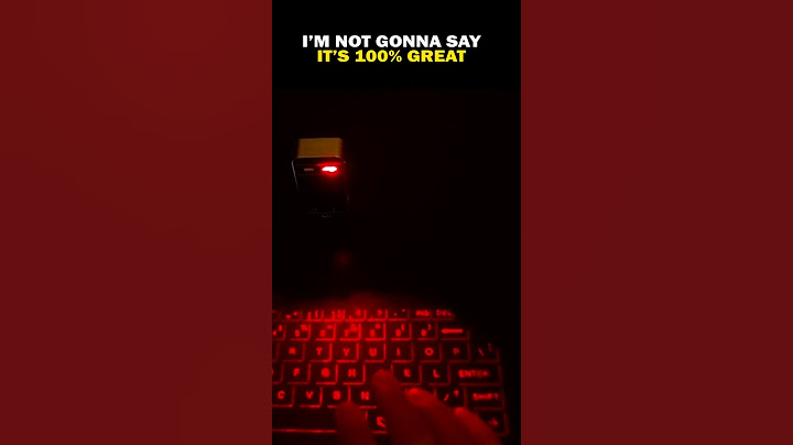 Type with a LASER Keyboard!?