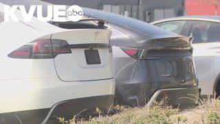 Protesters gather outside Tesla dealership for third straight week