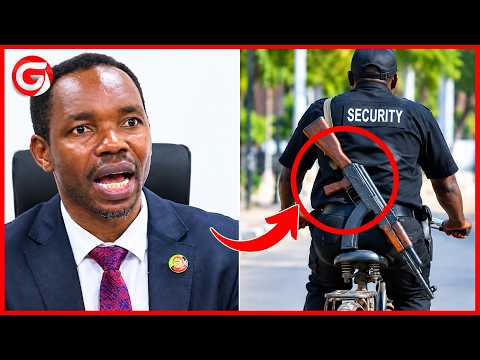 KATAMBI - "BUNDUKI SIYO KUNI” - ATOA ONYO KALI KWA MAKAMPUNI YA ULINZI - AGIZO KWA JESHI LA POLISI
