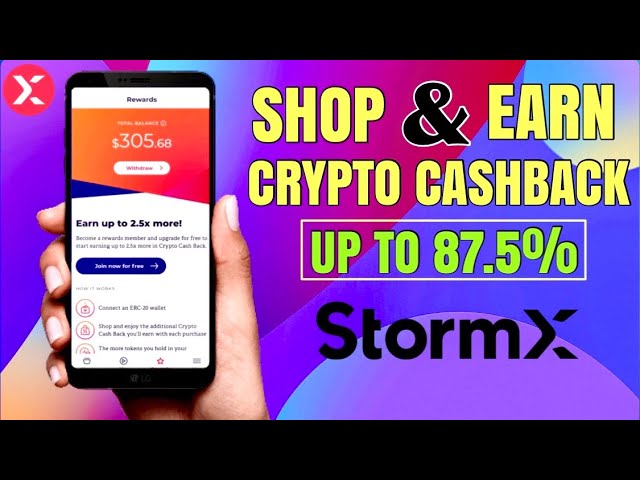 Stormx App Review Shop Earn Up To 87 5 Crypto Cashback Referral Rewards Tutorial Youtube