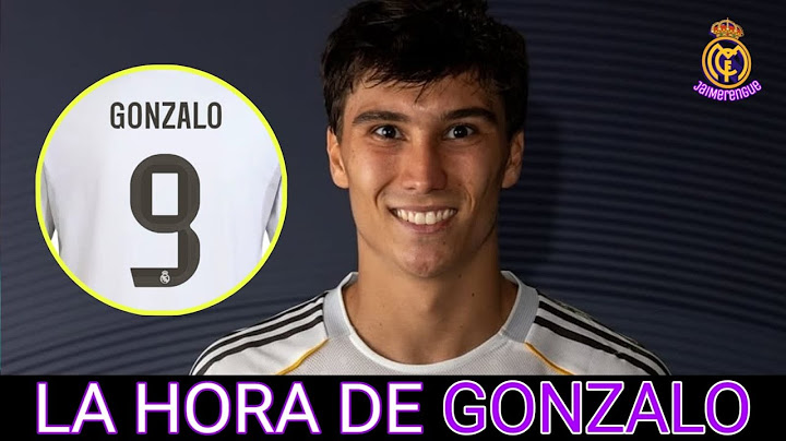 ⚽️GONZALO, ANTE SU GRAN OPORTUNIDAD DE ER EL "9" DEL REAL MADRID👏🏻
