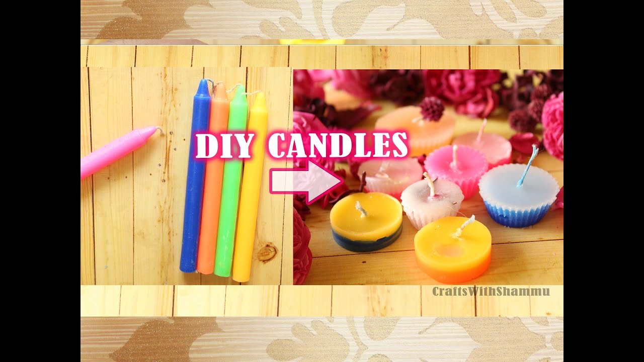 How To Make DIY Candles at home | CraftsWithShammu