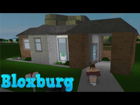 Bloxburg Aesthetic Starter House Build 10k Youtube