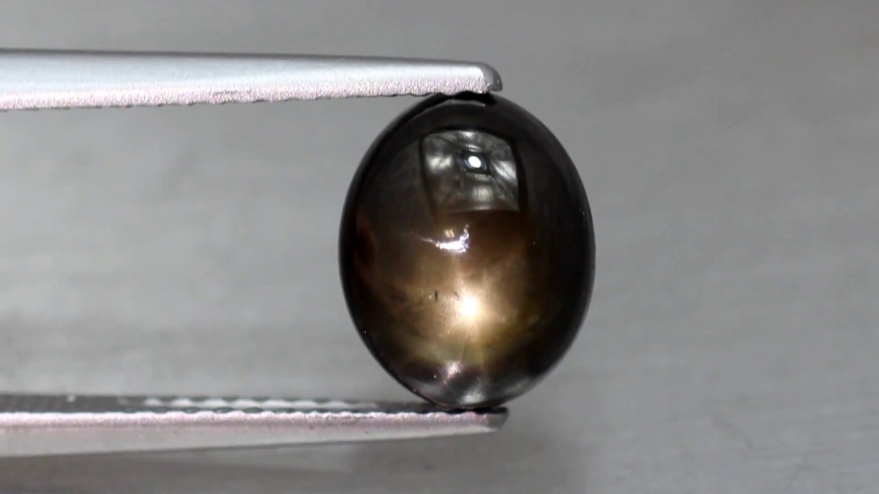 3.32ct天然ブラックスターサファイア【6条スター】中宝研ソ付