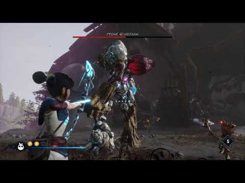 Kena: Bridge of Spirits - Stone Guardian Boss Fight [4K]