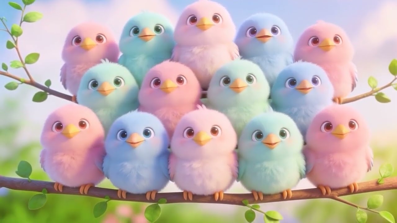 Beautiful Small Birds Singing in the Morning🌄Calm & Relaxing #morningbirds #calmnature #naturesounds