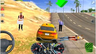 Taxi Sim 2020 - CRASH BY UBER DRIVER AUDI A6  🚖😱 - Android Mobile Car Games screenshot 5