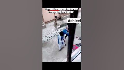 when nibba nibbi try to romance in front of me. wait for end 😂 🤣🤣😂