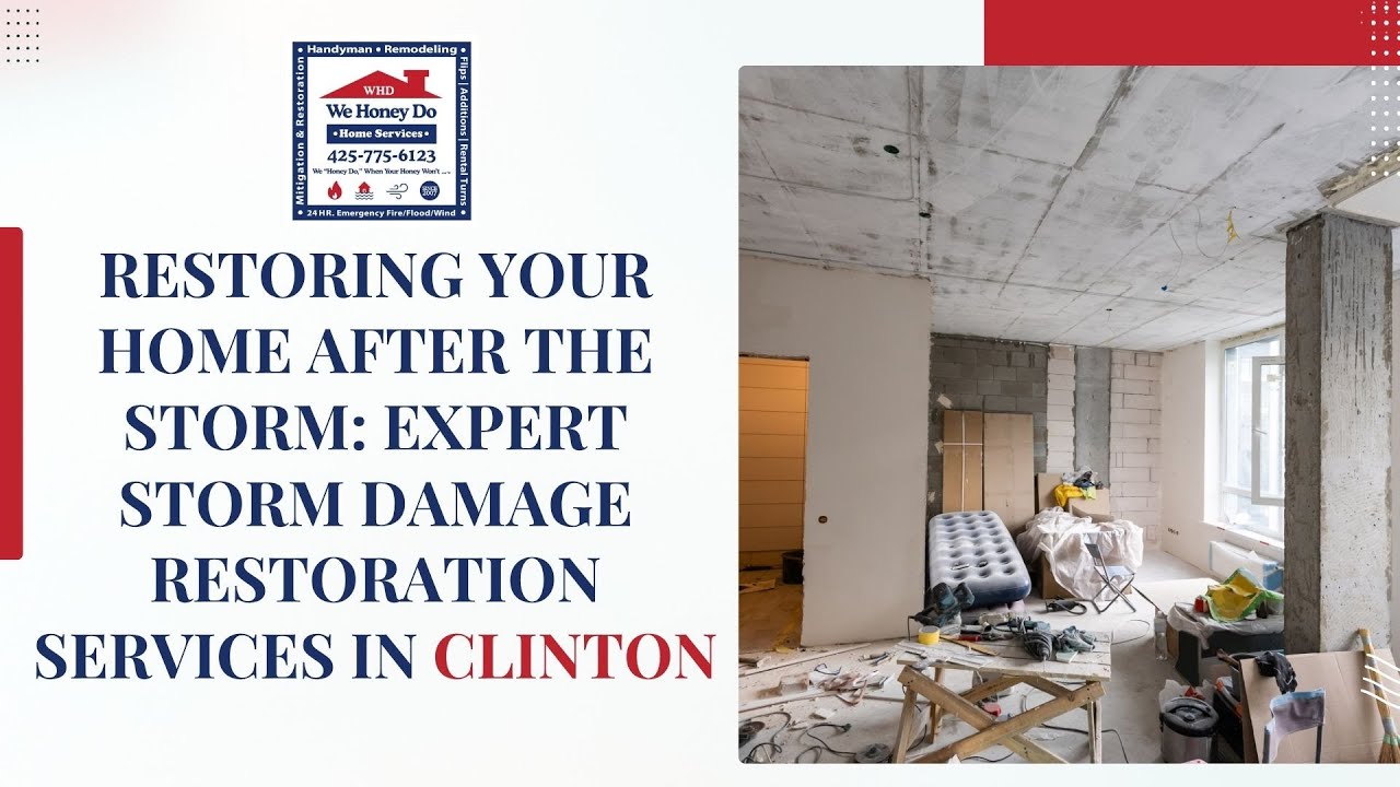 Restoring Your Home After the Storm Expert Storm Damage Restoration Services in Clinton